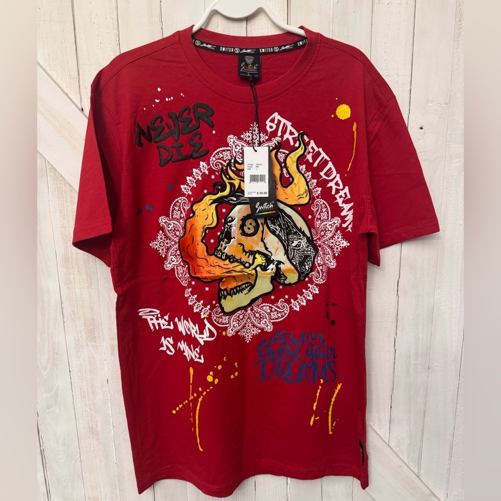 Switch “Street Dreams” Limited Edition Graphic Tee
Size: Large -New With Tags